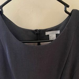 Grey h&m office dress